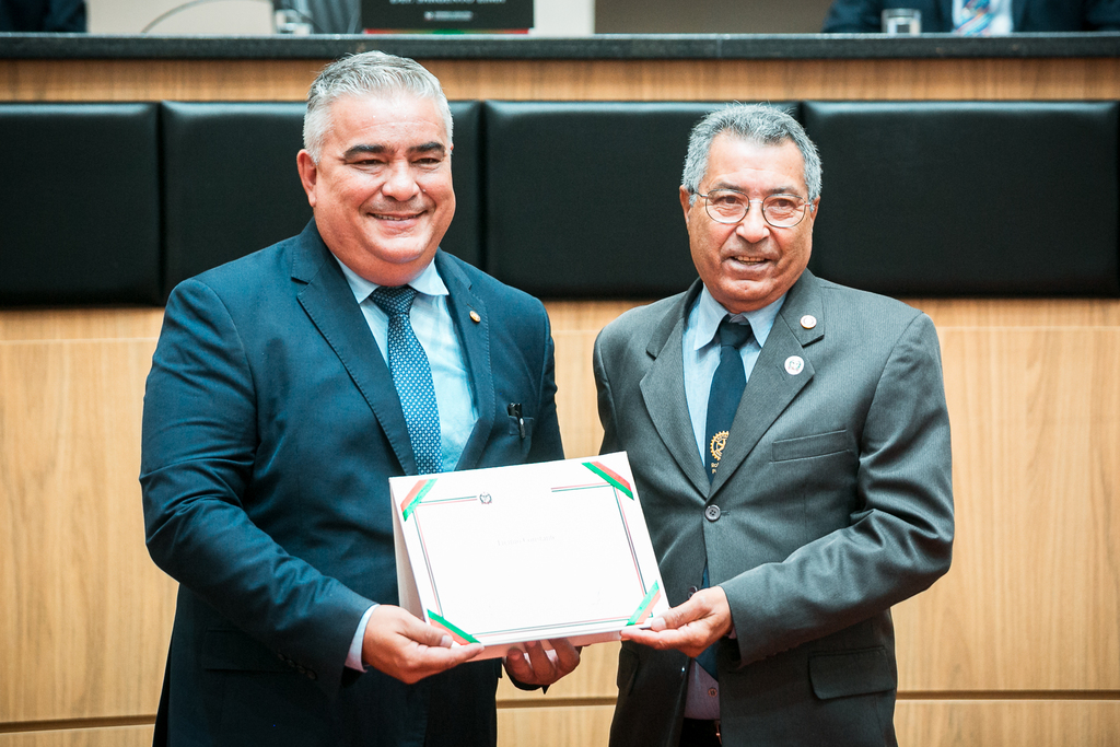 Licínio Constante é homenageado pela Alesc pelos 52 anos dedicados ao Rotary